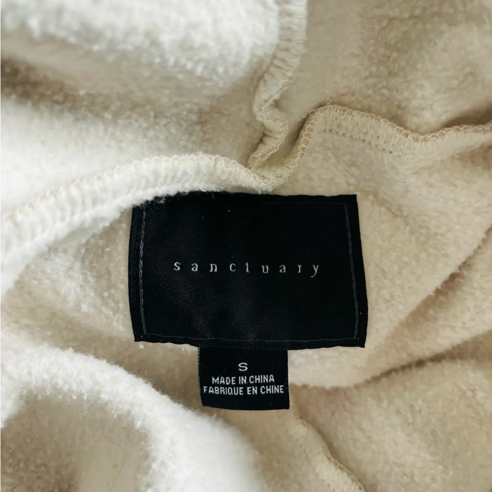 Anthropologie Sanctuary Unstructured Sweatshirt Tan - Picture 4 of 5